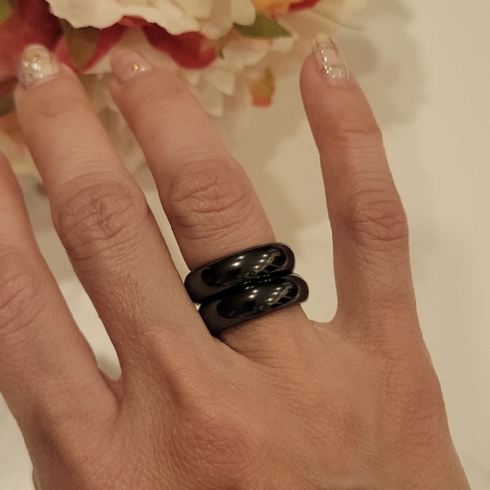 TWO rings / Dark Grey